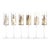 Festivity Champagne Flutes, Set of 6 For Sale
