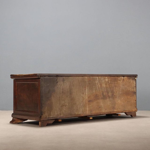 Brown Walnut Chest, Italy, Late 18th Century For Sale - Image 8 of 10