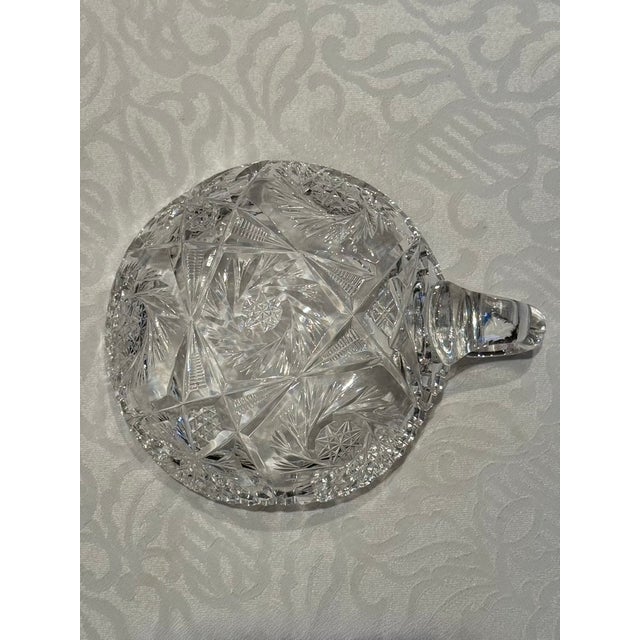 Late 19th Century Late 19th Century American Brilliant Period Creamer and Sugar Set - 3 Pieces For Sale - Image 5 of 14