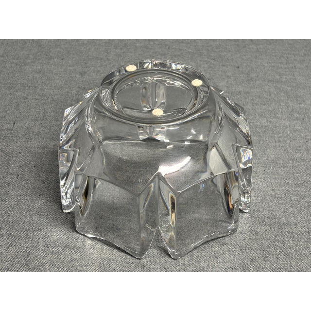 Orrefors Orrefors Corona Crystal Bowl For Sale - Image 4 of 7