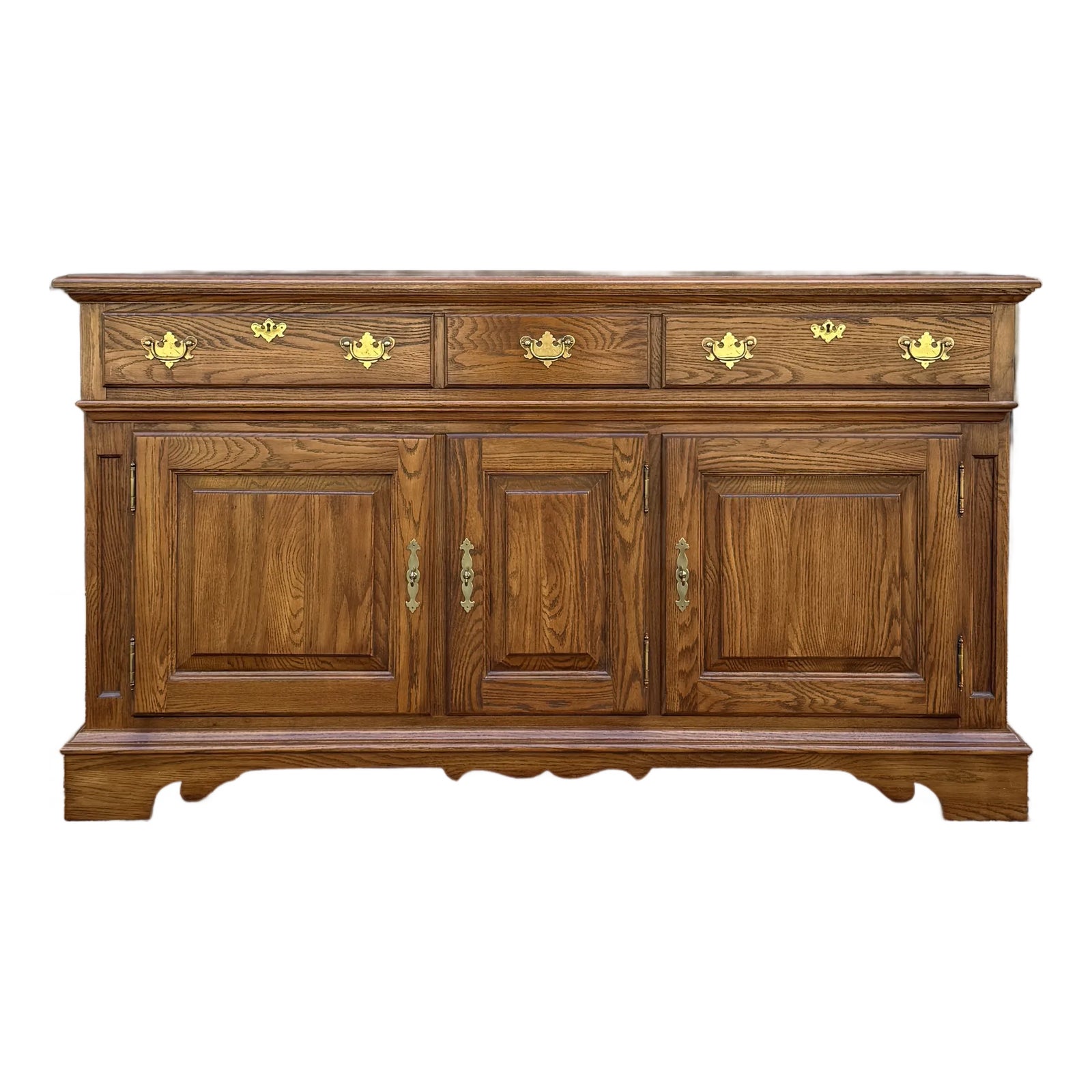 Vintage Pennsylvania House American Traditional Solid Oak 3 Drawer