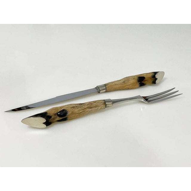 French Carving Set by Eloi for Hermès, 1920s For Sale - Image 9 of 12
