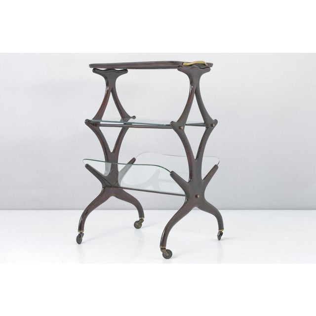 Table on Castors by Cesare Lacca for Cassina, Italy, 1955 For Sale - Image 6 of 13