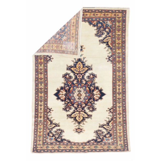 Antique Persian Farahan Sarouk Rug 4’ x 6’8''. The scatter and room size pieces made in the Arak/Sultanabad area, between...