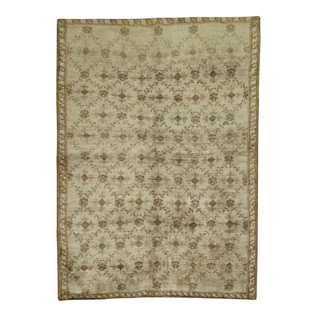 Vintage Zabihi Collection Turkish Rug - 6' x 7'6" For Sale