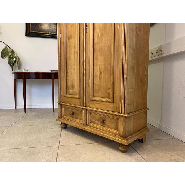 Farm Gun Cabinet in Natural Wood For Sale - Image 10 of 11