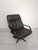 Quilted Leather Designer Armchair from the 1960s/1970s Comfortable, upholstered leather armchair from the 1960s/1970s....