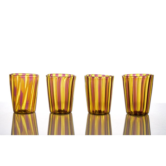 Early 21st Century Female Crystal Glasses by Mariana Iskra, Set of 4 For Sale - Image 5 of 6