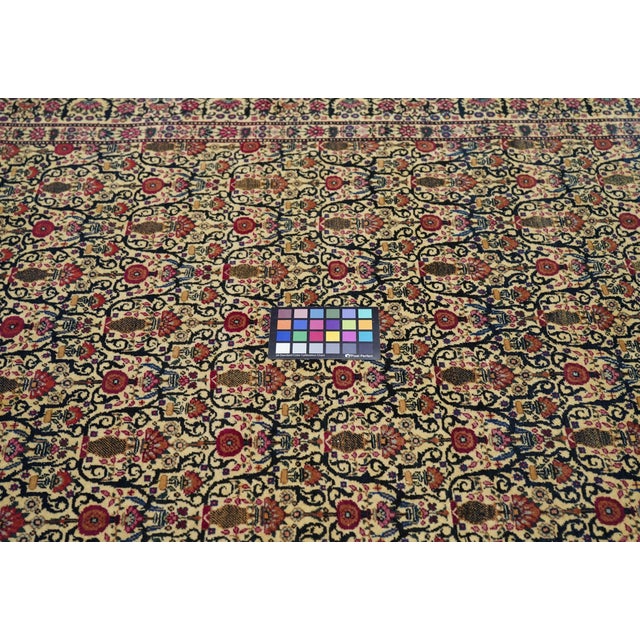 Textile Antique Tabriz Rug 4'5'' X 6'7'' For Sale - Image 7 of 9