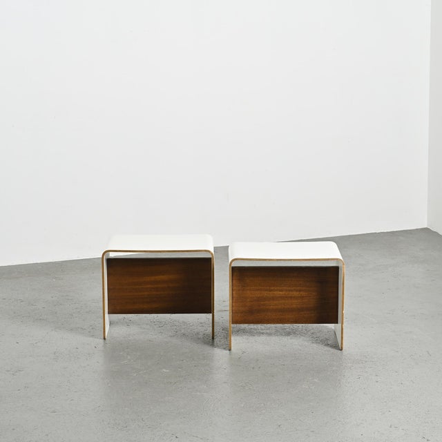 Nightstands by Pierre Guariche for the Plagne, 1968, Set of 2 For Sale - Image 11 of 12