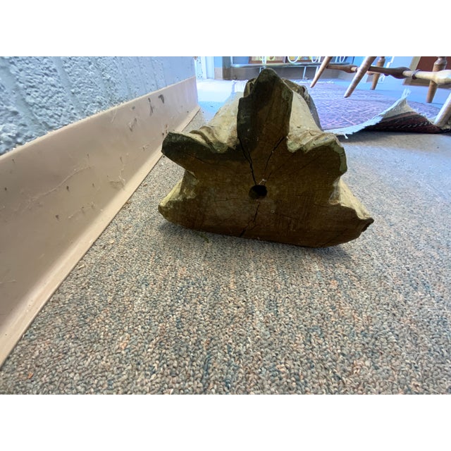 19th Century Antique Standing Santos Figure Wood Carved For Sale - Image 10 of 15