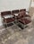 Original Contemporary Shells Inc lacqueredd iron modern style chairs with chocolate brown velvet upholstery. Near perfect...