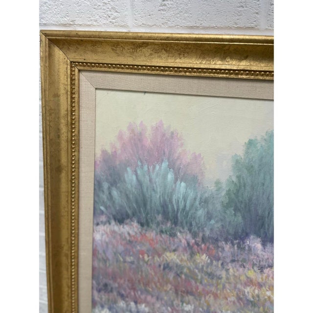 Paint Late 20th Century Landscape Oil Painting For Sale - Image 7 of 9