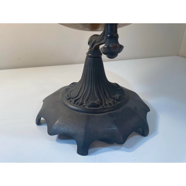 Vintage Denoyer-Geppert Cartocraft Globe With Heavy Patina For Sale In Philadelphia - Image 6 of 9