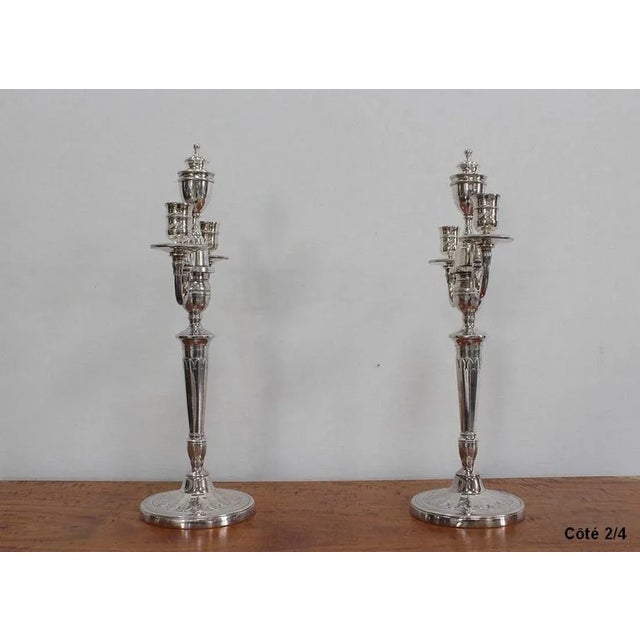 Silver Bronze Candelabra, 1960s, Set of 2 For Sale - Image 16 of 18