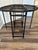 1970s Mid Century Vintage Iron Dining/Serving/Bar Cart With Fold Down Sides and Wheels For Sale - Image 9 of 12