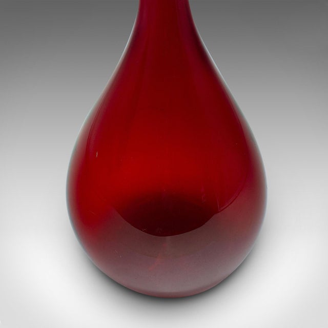 1960's Vintage Narrow Stem Vase For Sale - Image 10 of 10