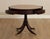 Brown Ethan Allen Regency Style Round Leather Top Mahogany Rent Table For Sale - Image 8 of 18