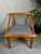 Remarkable bamboo chair with nice fabric (houndstooth motif). Very strong frame. The varnish on the frame still looks very...