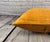 20 x 20 Hemp Pillow Turkish Cushion Natural Orange Pillow Cushion Cover For Sale - Image 4 of 4
