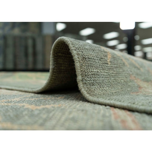 Textile Turkish Oushak Rug 8'3" x 10'4" #20380 For Sale - Image 7 of 8