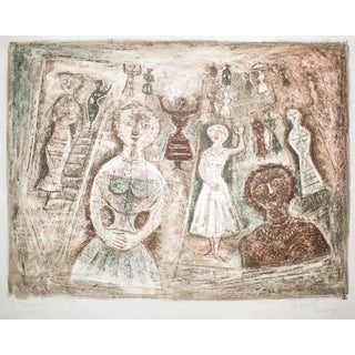 Massimo Campigli, La Benvenuta, 1970s, Lithograph For Sale
