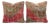 Turkish Rug Pillow Cover 23'' X 23'' - Set of Two For Sale