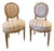 Pair of French Louis XVI Giltwood Side Chairs For Sale