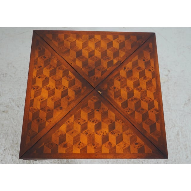 Theodore Alexander French Marquetry Games Table For Sale In Philadelphia - Image 6 of 18