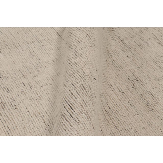 Textile Rug & Kilim’s Oversized Contemporary Textural Rug in Beige-Brown Tones - 12x18 For Sale - Image 7 of 8