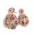 Bochic "Capri" Amethyst & Multi Gem Cage Earrings Set In 18K Gold & Gold For Sale - Image 9 of 18