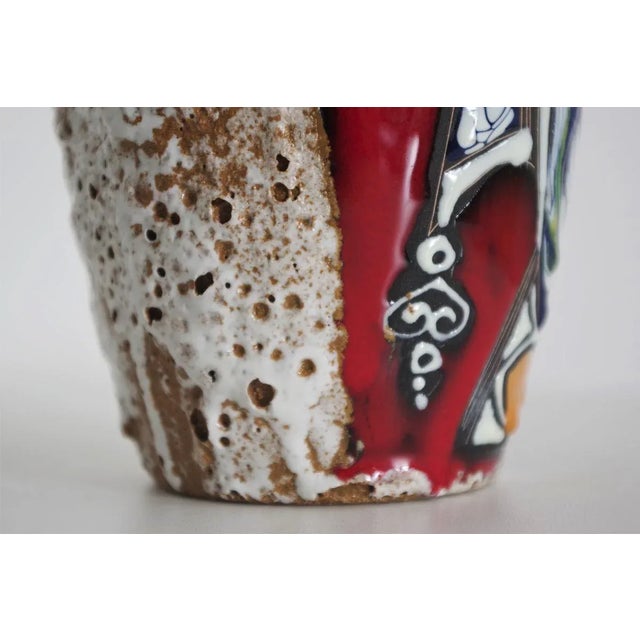 Ceramic Colorful Pots San Marino Effect, 1950s, Set of 2 For Sale - Image 7 of 18