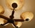 Large Art Deco Pendant Light in Wood and Glass, 1930s For Sale - Image 16 of 18