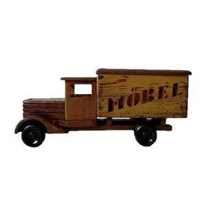 Vintage Wood Car Toy, 1940s