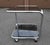 Vintage Italian Chrome and Smoked Glass Rolling Side Table, 1970s For Sale - Image 15 of 15