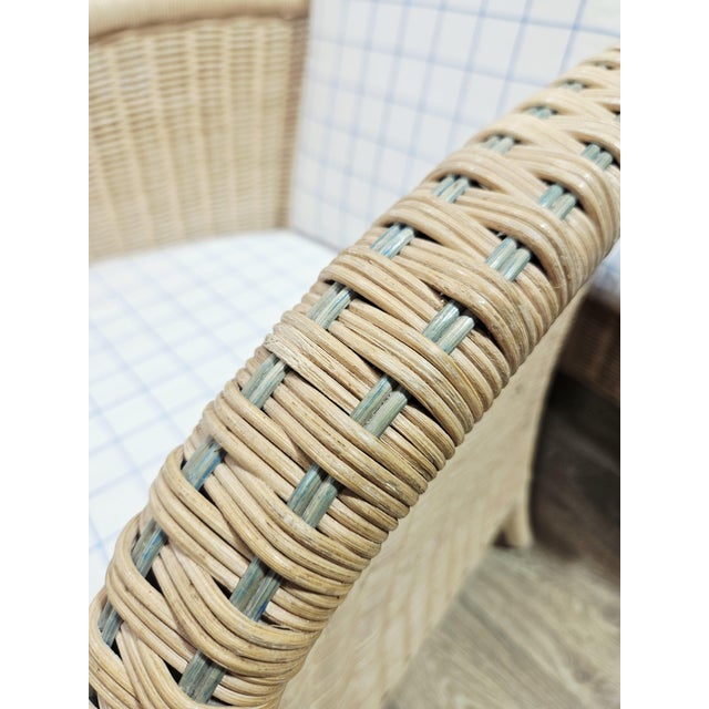 Wicker Armchairs from Domicil Möbel, Germany, 1990s, Set of 4 For Sale - Image 14 of 16