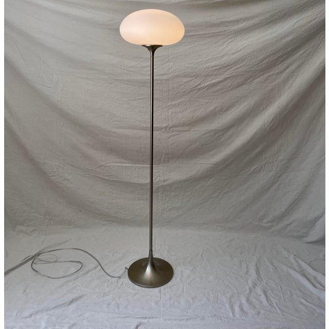 A timeless mid century classic, this is a mushroom lamp designed in LA by Bill Curry for the Laurel Lamp Company. This...