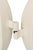 Plastic Vintage Mid Century Modernist Circle Resin Screen or Room Divider, 1960's, White For Sale - Image 7 of 8
