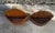 Late 20th Century Vintage Split Bamboo Wall Baskets With Scalloped Form, Pair For Sale - Image 5 of 10