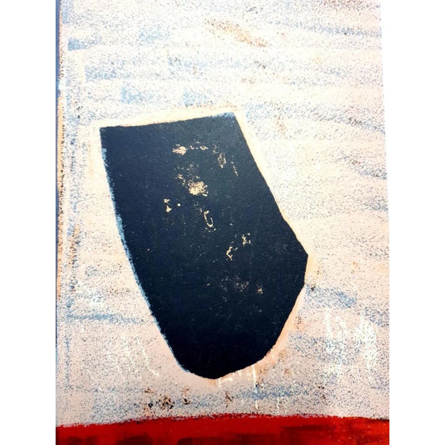 Colorful Abstract Composition - Lithograph 1958 For Sale - Image 4 of 7