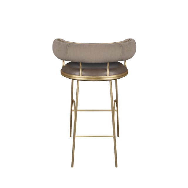 Not Yet Made - Made To Order Austin Bar Chair by Porus Studio For Sale - Image 5 of 11