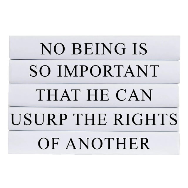 Let your thoughts be seen with these five decorative hardback books in black with white spines. By Booth & Williams.