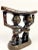 African Luba Headrest With Carved Twins For Sale - Image 4 of 7