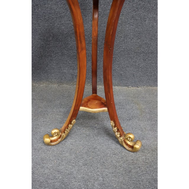 Pair of Hollywood Regency Mahogany Swan Jardinières / Planters For Sale - Image 9 of 14