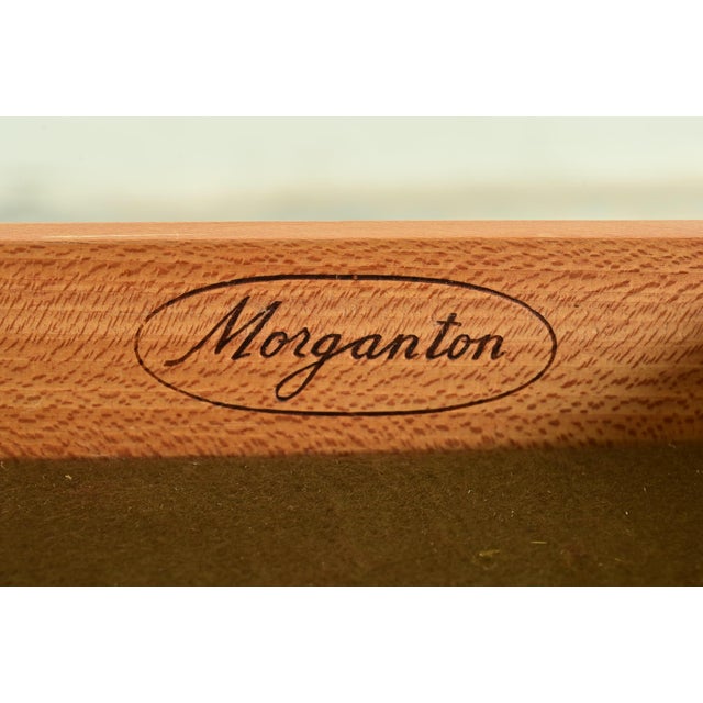 Federal Cherry Wood Serpentine Front Sideboard Buffet by Morganton, Circa 1950s For Sale - Image 9 of 14