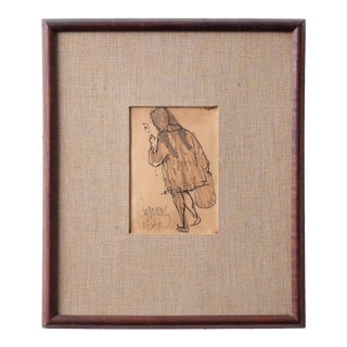 William Cumming Figure Sketch, 1961 For Sale