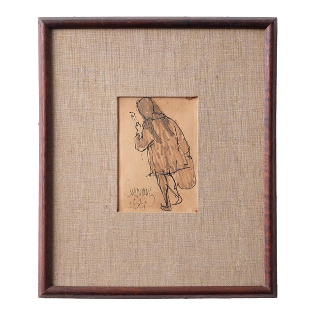 William Cumming Figure Sketch, 1961 For Sale