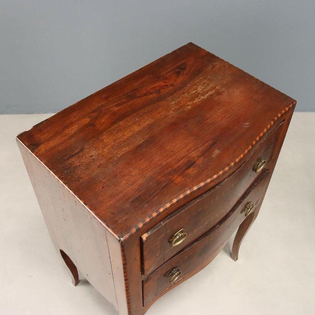 Walnut Nightstands in the style of Barocchetto, Set of 2 For Sale - Image 9 of 11