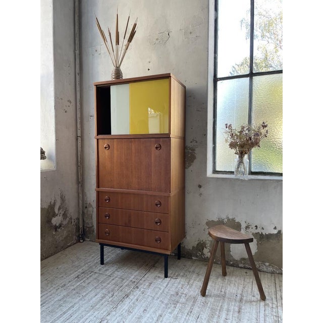 Vintage Cabinet in Teak, 1950s For Sale - Image 6 of 18