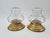 Mid-Century Modern Vintage Wall Sconces in Brass and Cut Glass, 1970s, Set of 2 For Sale - Image 3 of 9